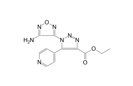 1-(4-Amino-furazan-3-yl)-5-pyridin-4-yl-1H-[1,2,3]triazole-4-carboxylic acid ethyl ester