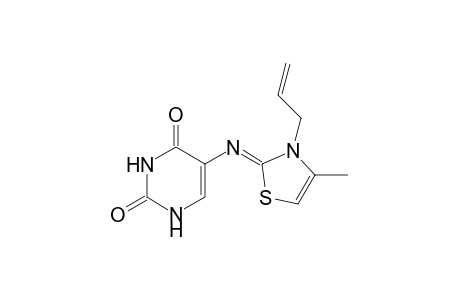 (Z)-5-((3-Allyl-4-methylthiazol-2(3H)-ylidene)amino)pyrimidine-2,4(1H,3H)-dione