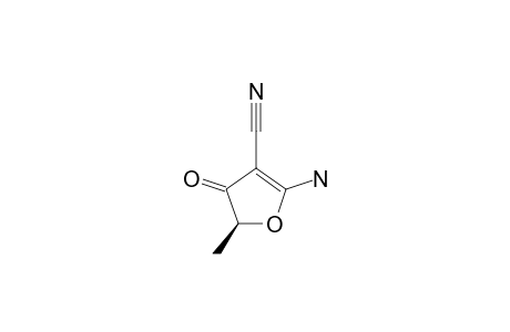 (S)-2-AMINO-3-CYANO-5-METHYL-4-FURANONE