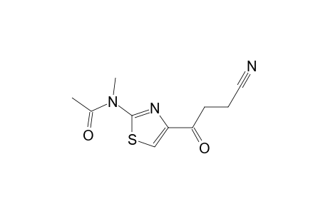 N-[4-(3-cyano-1-oxopropyl)-2-thiazolyl]-N-methylacetamide
