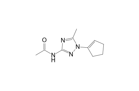 N-[1-(1-cyclopentenyl)-5-methyl-1,2,4-triazol-3-yl]acetamide