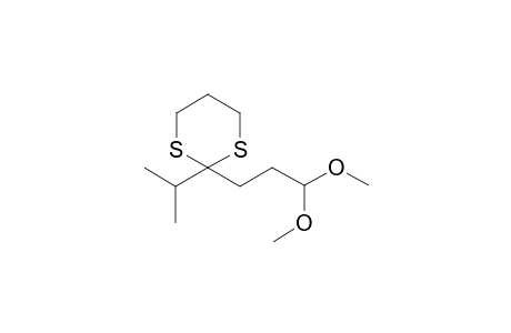 2-(3,3-dimethoxypropyl)-2-isopropyl-1,3-dithiane