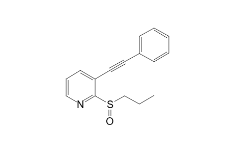 3-(Phenylethynyl)-2-(propylsulfinyl)pyridine