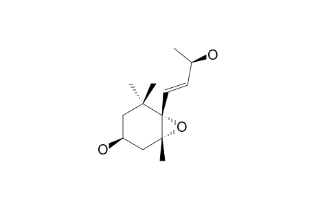 (3S,5R,6S,7E,9R)-5,6-EPOXY-3,9-DIHYDROXY-7-MEGASTIGMENE