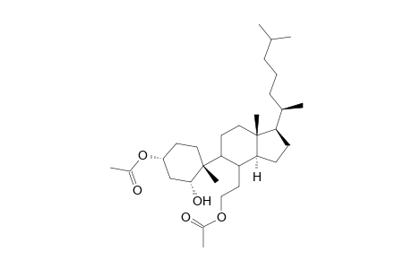 5,6-Secocholestane-1,3,6-triol, 3,6-diacetate, (1.beta.,3.alpha.,10.alpha.)-