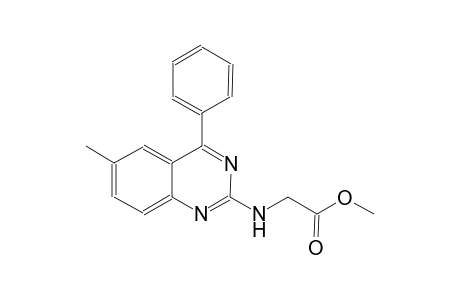 methyl [(6-methyl-4-phenyl-2-quinazolinyl)amino]acetate