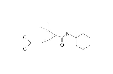 Cyclopropane-1-carboxamide, 2-(2,2-dichloroethenyl)-3,3-dimethyl-N-cyclohexyl-