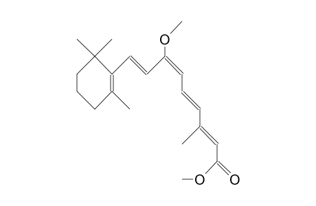 7-Methoxy-3-methyl-9-(2,6,6-trimethyl-1-cyclohexen-1-yl)-(2E,4E,6Z,8E)-2,4,6,8-nonatetraenoic acid, methyl ester