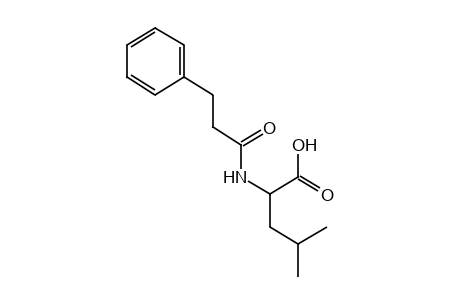 L-N-(Hydrocinnamoyl)leucine