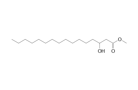 Hexadecanoic acid, 3-hydroxy-, methyl ester