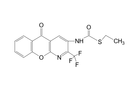 5-OXOTHIO-2-(TRIFLUOROMETHYL)-5H-[1]BENZOPYRANO[2,3-b]PYRIDINE-3-CARBAMIC ACID, S-ETHYL ESTER