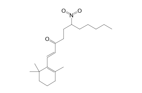 (1E)-6-Nitro-1-(2,6,6-trimethyl-1-cyclohexen-1-yl)-1-undecen-3-one