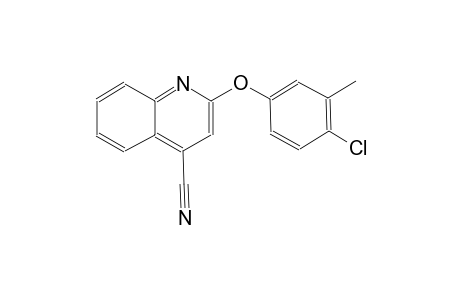2-(4-chloro-3-methylphenoxy)-4-quinolinecarbonitrile