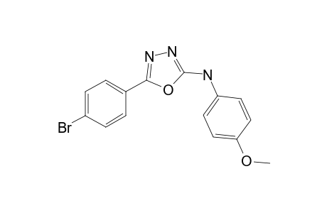 5-(4-Bromophenyl)-N-(4-methoxyphenyl)-1,3,4-oxadiazol-2-amine