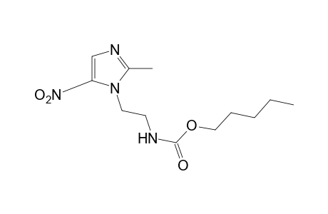 [2-(2-Methyl-5-nitroimidazol-1-yl)ethyl]carbamic acid, pentyl ester