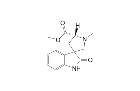 Spiro[indole-2-one-3,3'-N-methyl-5'-(methoxycarbonyl)pyrrolidine] isomer