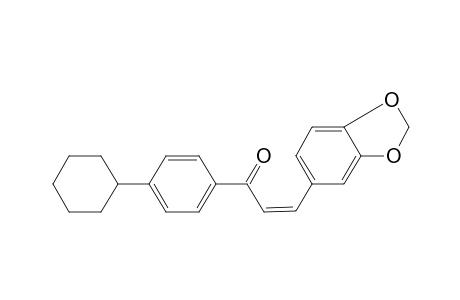 Propenone, 1-(4-cyclohexylphenyl)-3-(3,4-methylenedioxyphenyl)-