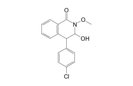 4-(4-Chlorophenyl)-3-hydroxy-2-methoxy-3,4-dihydroisoquinolin-1(2H)-one