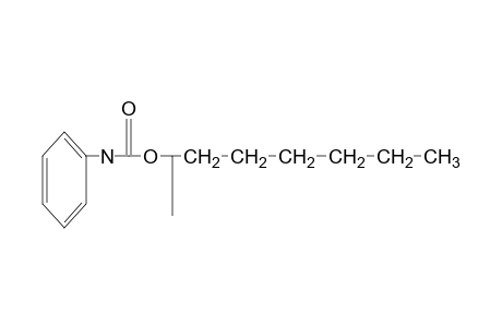 carbanilic acid, 1-methylheptyl ester