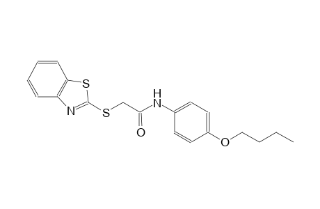 2-(1,3-benzothiazol-2-ylsulfanyl)-N-(4-butoxyphenyl)acetamide