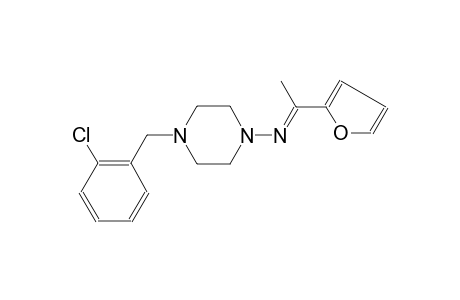 1-piperazinamine, 4-[(2-chlorophenyl)methyl]-N-[(E)-1-(2-furanyl)ethylidene]-