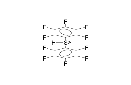 BIS(PENTAFLUOROPHENYL)SULPHIDE, PROTONATED