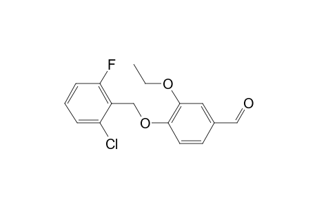 Benzaldehyde, 4-[(2-chloro-6-fluorophenyl)methoxy]-3-ethoxy-