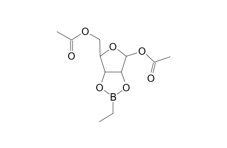 [6-(Acetyloxy)-2-ethyltetrahydrofuro[3,4-d][1,3,2]dioxaborol-4-yl]methyl acetate