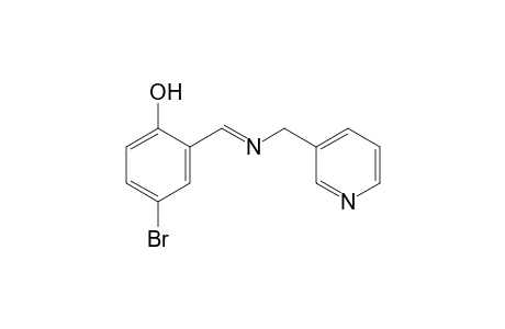 4-bromo-2-{N-[(3-pyrdyl)methyl]formimidoyl}phenol