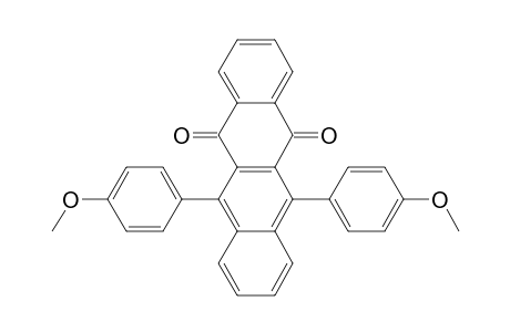 5,12-Naphthacenedione, 6,11-bis(4-methoxyphenyl)-