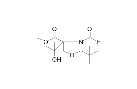 Methyl 2-tert-butyl-3-formyl-4-(1-hydroxy-1-methylethyl)-1,3-oxazolidine-4-carboxylate