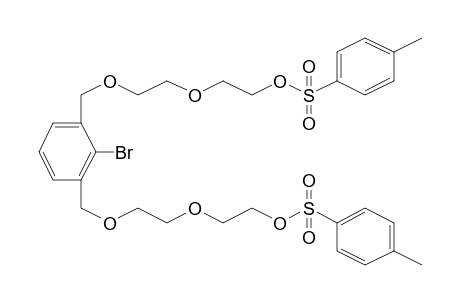 Benzene, 2-bromo-1,3-bis[8-(p-tosyl)-2,5,8-trioxaoctyl]-