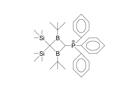 1,3-Di-tert-butyl-4,4-bis(trimethylsilyl)-2-(triphenyl-phosphonio)-1,3-diboretane