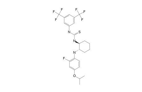 (S,S)-1-[3,5-BIS-(TRIFLUOROMETHYL)-PHENYL]-3-[(1S,2S)-2-(2-FLUORO-4-ISOPROPOXYPHENYLAMINO)-CYCLOHEXYL]-THIOUREA