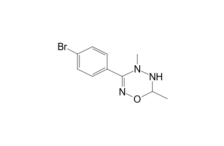 3-(4-BROMOPHENYL)-6-METHYL-5,6-DIHYDRO-4H-1,2,4,5-OXATRIAZINE