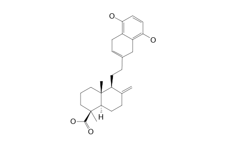 (1-S,4A-R,5-S,8A-R)-5-[2'-(5'',8''-DIHYDROXY-1'',4''-DIHYDRONAPHTHALEN-2''-YL)-ETHYL]-1,4A-DIMETHYL-6-METHYLENE-DECAHYDRONAPHTHALENE-1-CARBOXYLIC-ACID