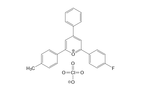 2-(p-fluorophenyl)-4-phenyl-6-p-tolylpyrylium perchlorate