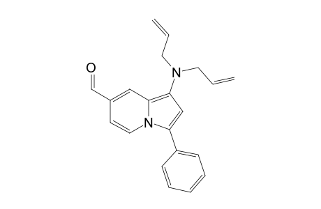 1-(Diallylamino)-3-phenylindolizine-7-carbaldehyde