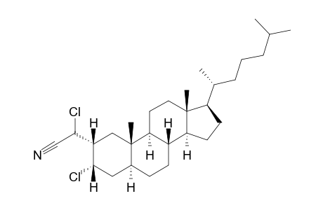 2-.alpha.-Chlorocyanomethyl-3.alpha.-chloro-5.alpha.-cholestane