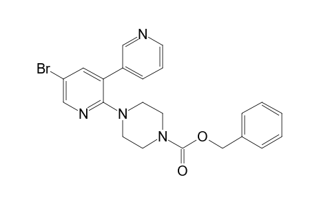 Benzyl 4-(5-bromo-3,3'-bipyridin-2-yl)piperazine-1-carboxylate