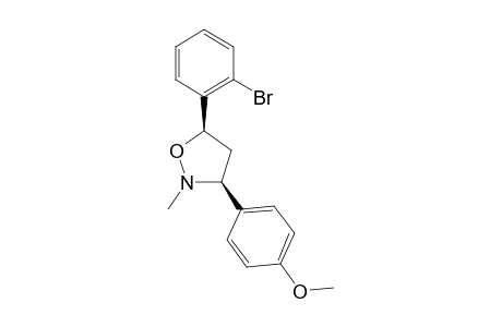 (3S*,5R*)-5-(2-Bromophenyl)-3-(4-methoxyphenyl)-2-methylisoxazolidine