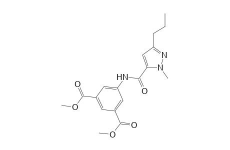 1,3-Benzenedicarboxylic acid, 5-[[(1-methyl-3-propyl-1H-pyrazol-5-yl)carbonyl]amino]-, dimethyl ester