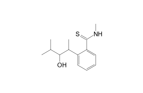 2-(2-hydroxy-1,3-dimethyl-butyl)-N-methyl-benzenecarbothioamide