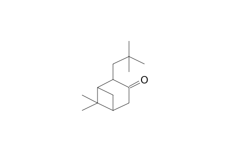 Bicyclo[3.1.1]heptan-3-one, 2-(2,2-dimethylpropyl)-6,6-dimethyl-, (stereoisomer 1)