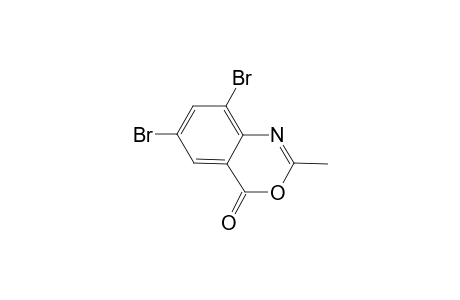 6,8-dibromo-2-methyl-4H-3,1-benzoxazin-4-one