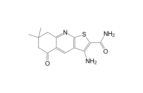 thieno[2,3-b]quinoline-2-carboxamide, 3-amino-5,6,7,8-tetrahydro-7,7-dimethyl-5-oxo-