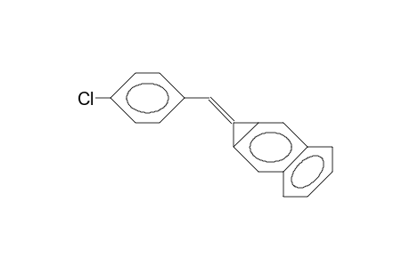 1-((4-Chlorophenyl)-methylene)-1H-cyclopropa-[B]-naphthalene