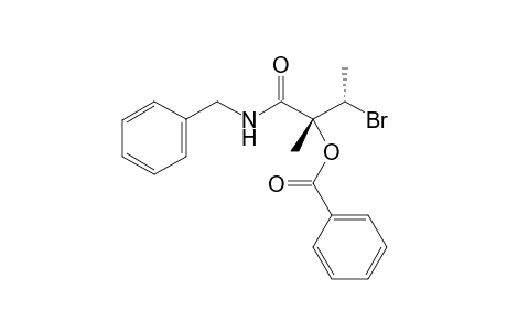 (2R,3S)-N-Benzyl-3-bromo-2-methyl-2-benzoyloxy-butyric acid amide