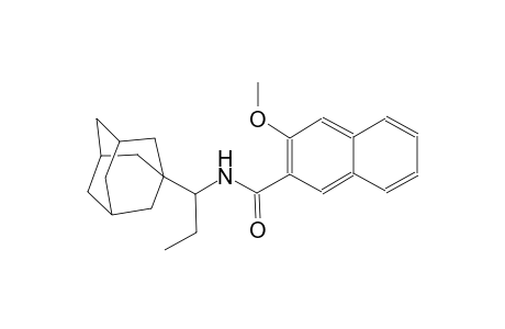 2-naphthalenecarboxamide, 3-methoxy-N-(1-tricyclo[3.3.1.1~3,7~]dec-1-ylpropyl)-