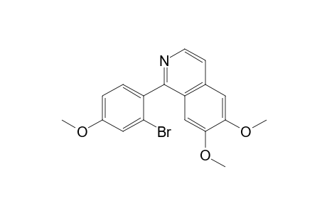 Isoquinoline, 1-(2-bromo-4-methoxyphenyl)-6,7-dimethoxy-